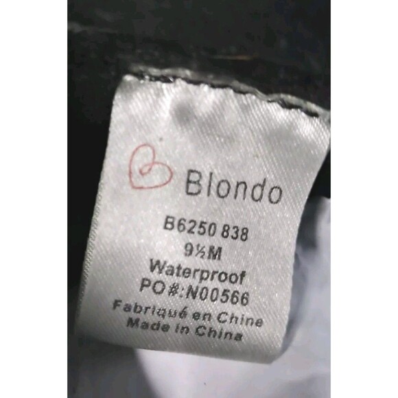 Blondo Waterproof  Gray Suede Boots Women's Size 9.5 Medium - Picture 4 of 7